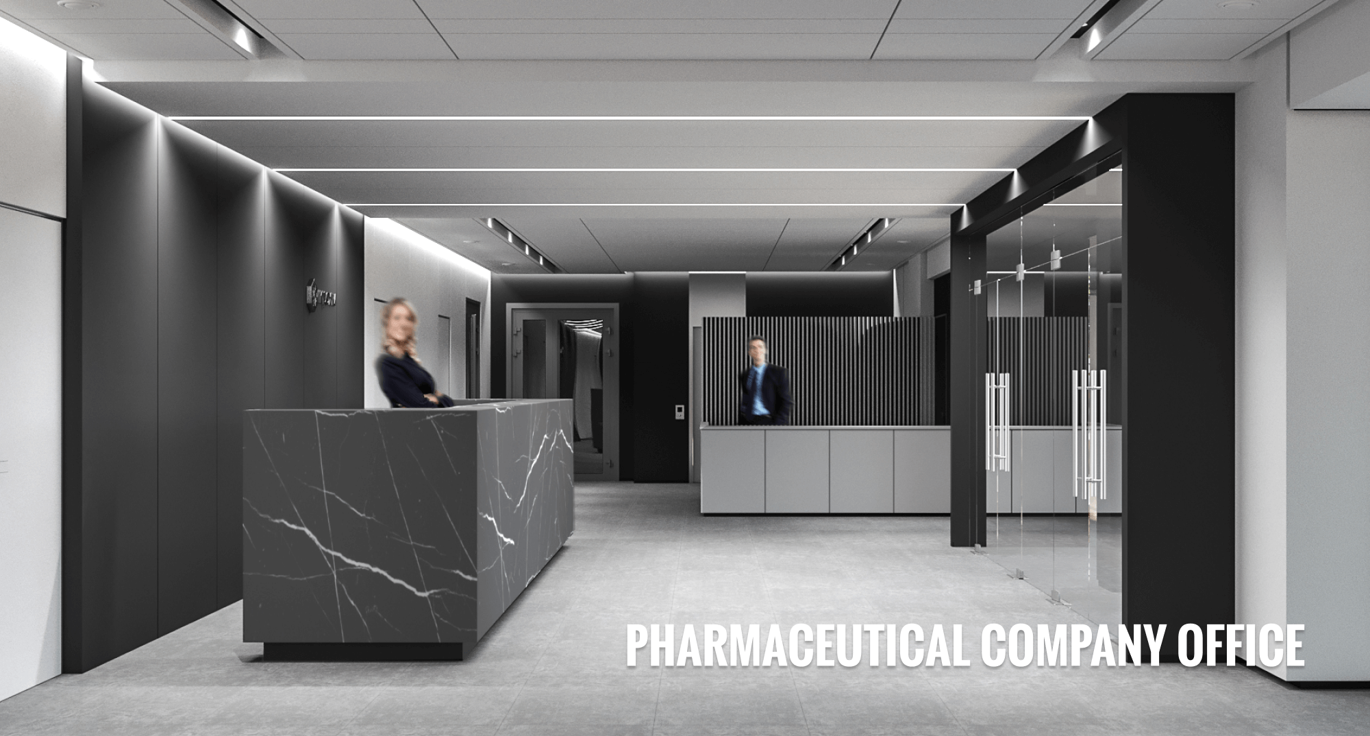 Pharmaceutical company office by Li&Vi