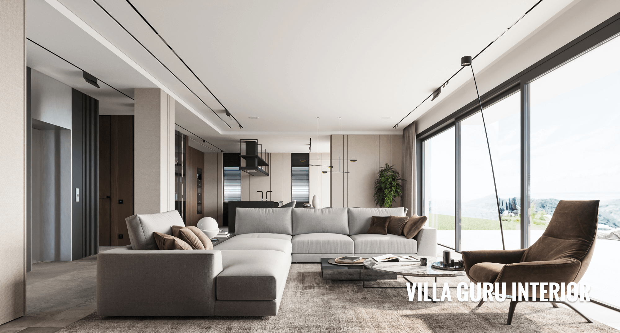 Villa guru interior by Li&Vi